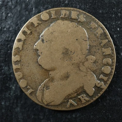 12 deniers 1792R Orléans France KM#600.14 Bronze Constitution - Image 1 of 2