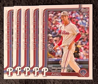 Lot Of 5 - 2025 Topps Update - Mick Abel - RC Debut -#US270 - Next Day Ship