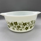 Vintage Pyrex Spring  Blossom Crazy Daisy  1  1/2 Quart Casserole Dish,m 474-B