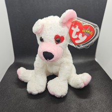 TY Beanie Babies Cupid The Dog With Red Heart 2001