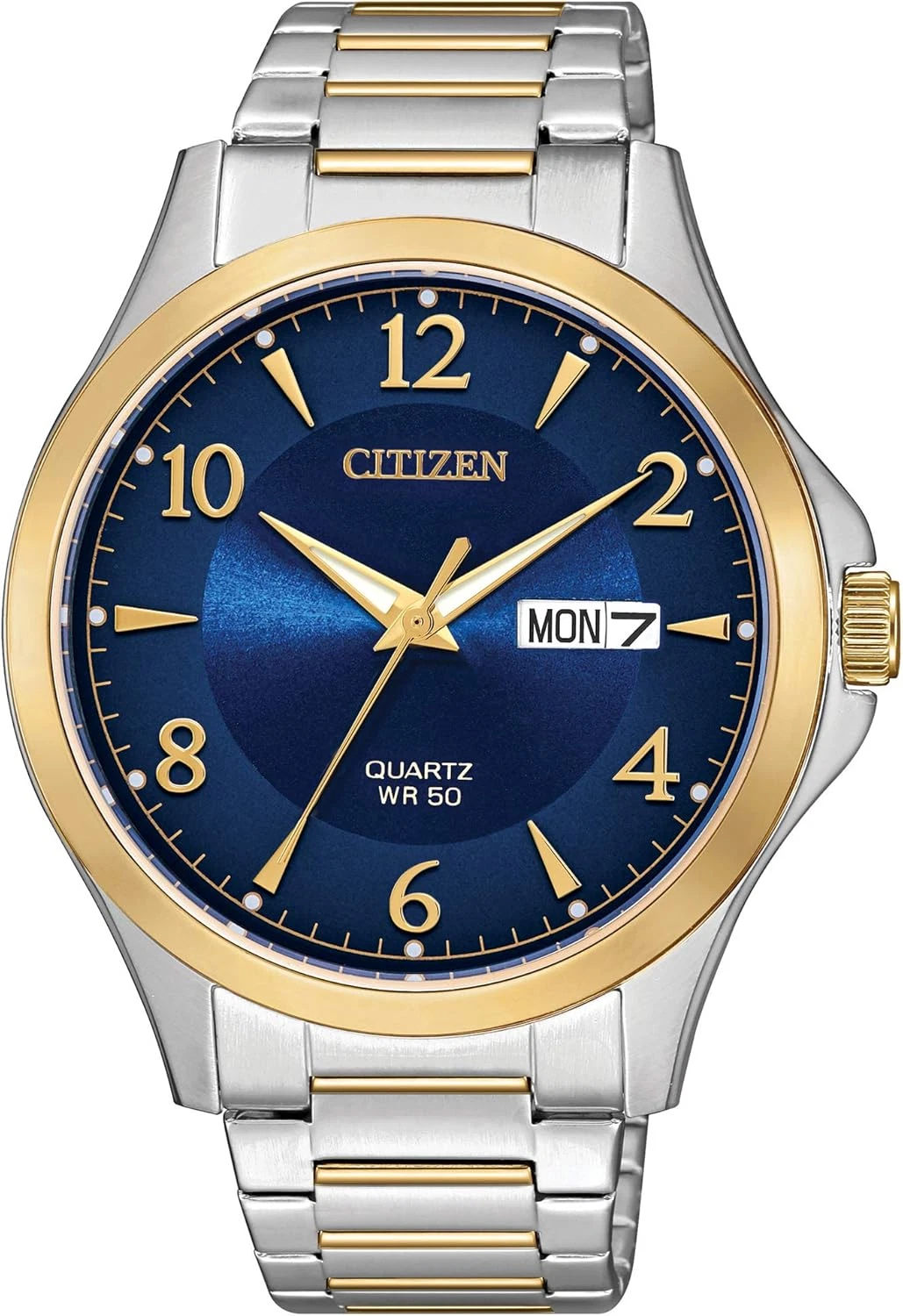 Citizen Quartz Mens Watch, Stainless Steel, Classic, Two-Tone (Model: BF2005-54L