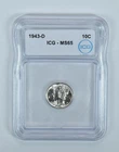 1943-D Mercury Dime MS65 ICG *4657
