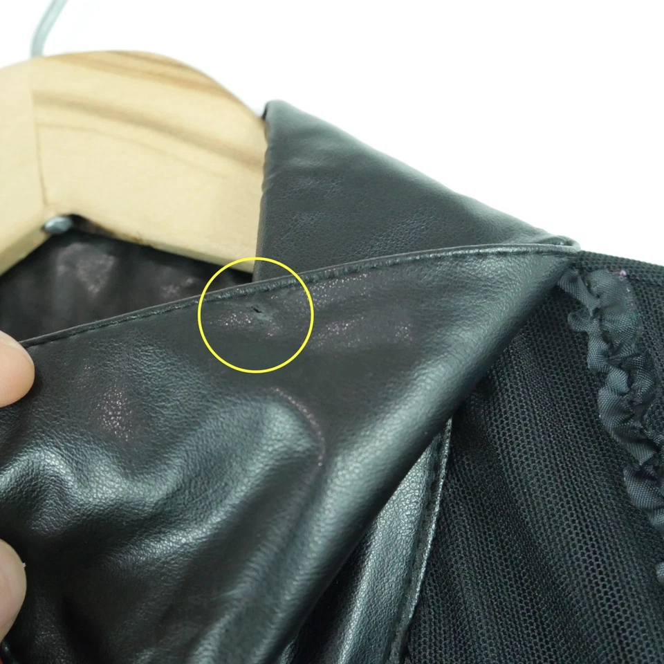 Lip Service Men's Medium Shirt Goth Vintage 90s Y2K Mesh Vampire Cosplay Grunge - Image 4 of 4