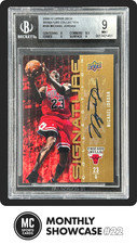MICHAEL JORDAN BGS 9 2009-10 UPPER DECK #165 SIGNATURE COLL AUTO BULLS AUTOGRAPH