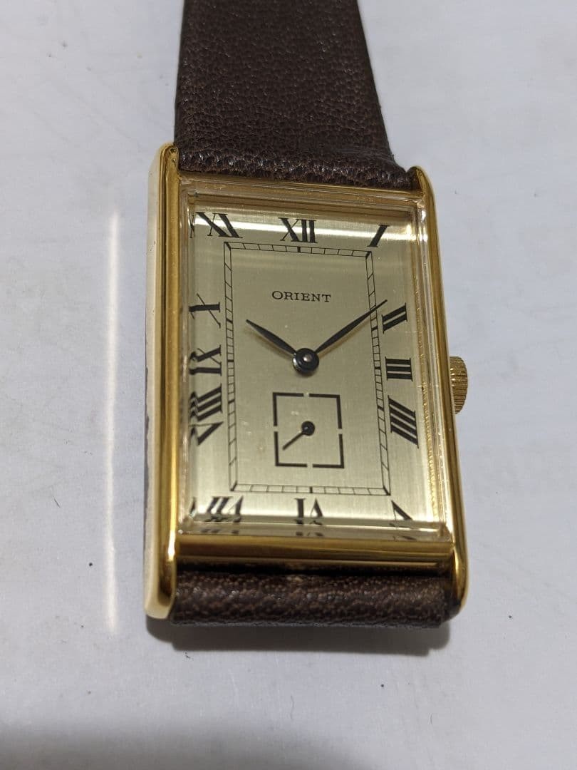 ORIENT Small Second Handwind Wristwatch Vintage D… - image 11