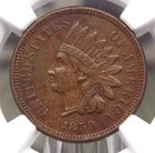 1859 Indian Head Cent Penny 1c NGC AU53 #004 About Uncirculated ECC&C, Inc.
