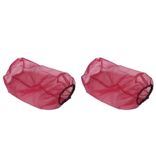 2 x Universal Water Guard Cold Air Intake Pre-Filter Cone Filter Cover Dustproof