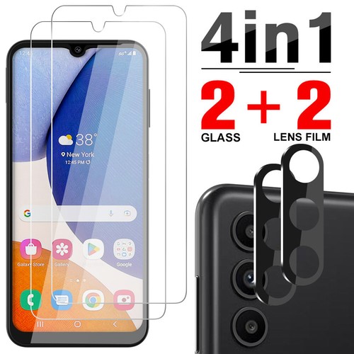 For Samsung Galaxy A14 5G Tempered Glass Screen Protector+Lens Protector - 第 1/15 張圖片