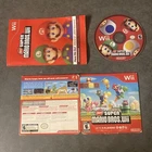 New Super Mario Bros. Wii (Nintendo Wii, 2009) Cardboard Sleeve and Disc Working