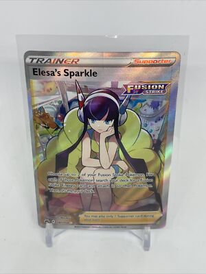 Elesa’s Sparkle SR psa10 Elesa's Sparkle 147/159 Full Art NM/M Crown Zenith Pokemon