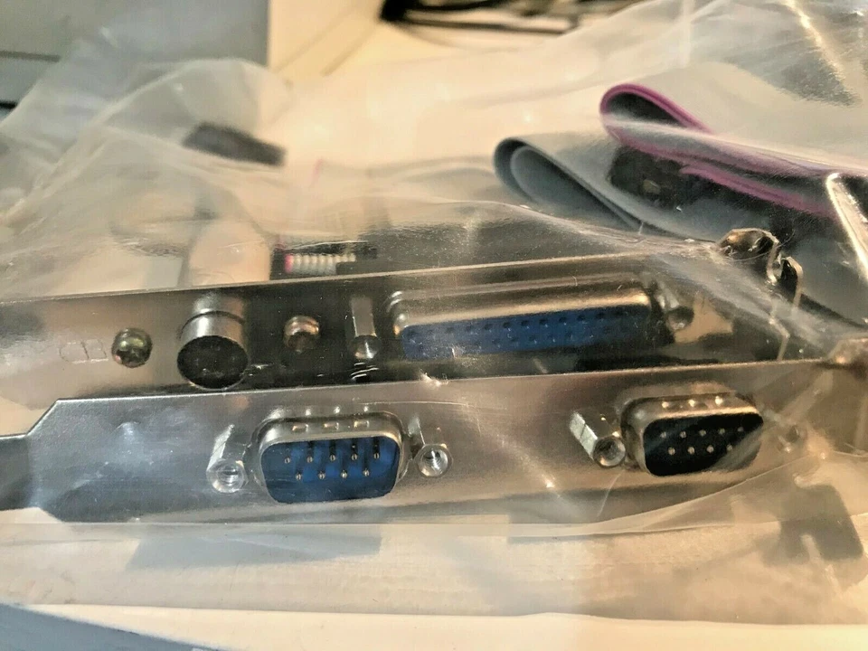 NUEVO JUEGO DE CABLES ASUS 5 EN 1 AT MOBO VINTAGE: DISQUETE, IDE, 2 9 PINES SERIE 1 PAR RM1 Foto 2 de 4