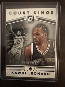 2017 Panini Donruss Basketball Press Proof Blue Kawhi Leonard #28