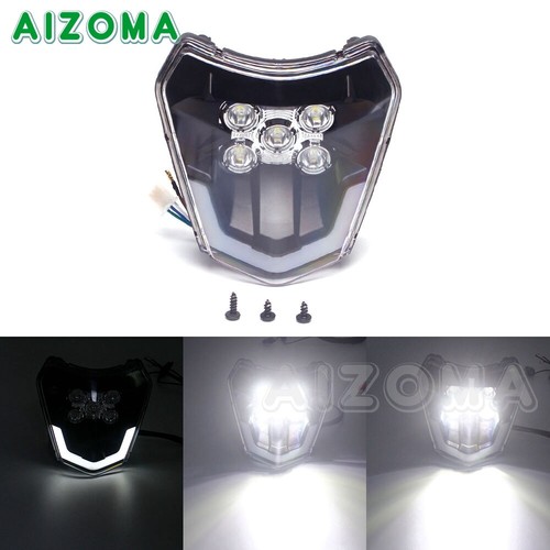Dirt Bike LED Headlight Enduro Head Lamp For EXC EXC-F XC-W SMC 250 300 350 690 - Bild 1 von 12