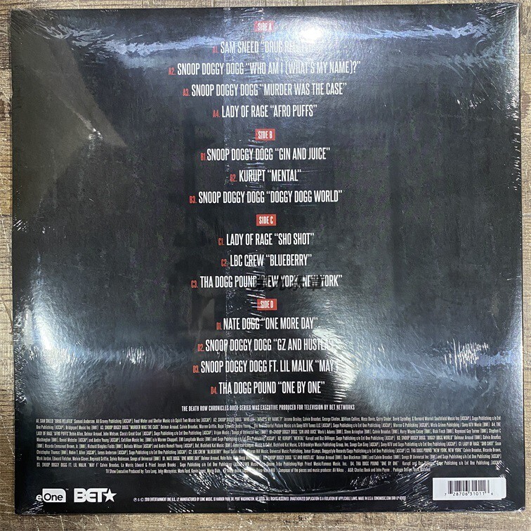 米2discs LP Various Death Row Chronicles (Original Soundtrack) DRRLP63100 Death Row Records /00520 728706310017__84801.1650401008
