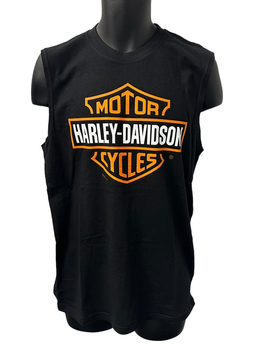 Harley Davidson Men's Bar & Shield Sleeveless Tank Shirt Harley Davidson Men's Bar & Shield Sleeveless Tank Shirt