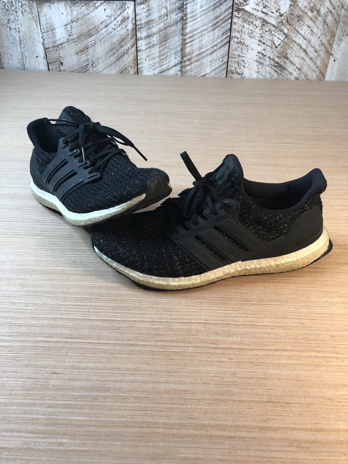 Size 10 5 Adidas Ultraboost 4 0 Black White Speckle 19 For Sale Online Ebay