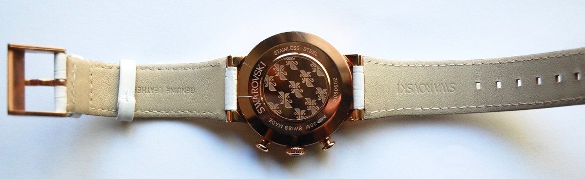 NEW UNWORN Swarovski 5080602 CITRA White Chronograph Rose