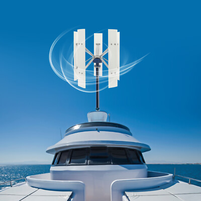 5-Blade Power  Wind Turbine Generator Vertical Axis  Wind Turbine Wind Generator