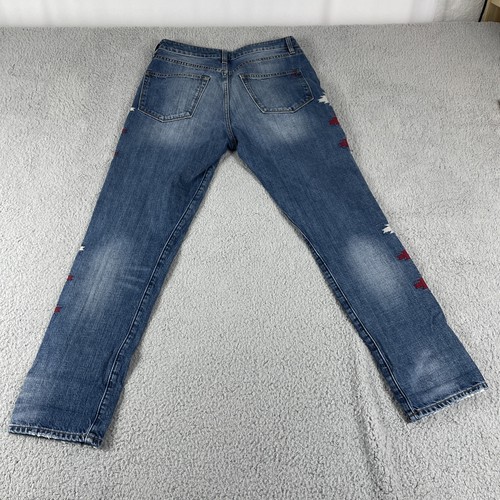 Miss Me Vintage Boyfriend Aztec Embroidered Jeans Size 28 - Bild 7 von 10