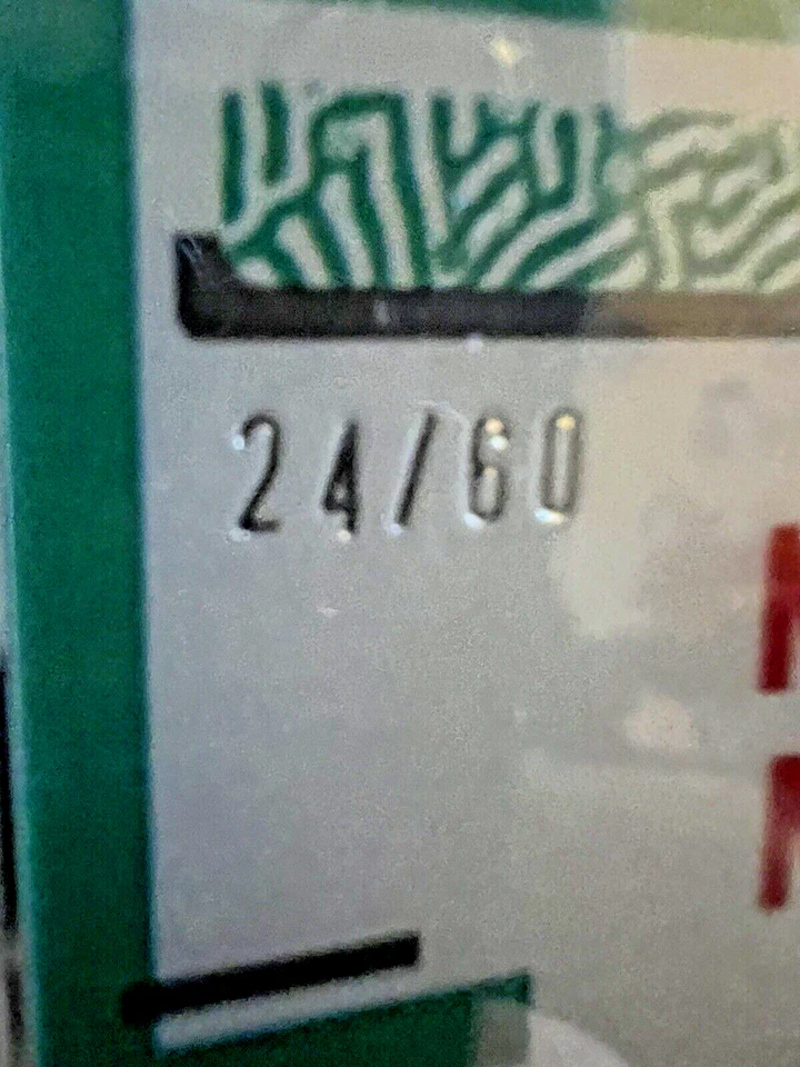 Noelvi Marte 2023 Donruss Optic Rated Prospect Red Prizm RC Auto /60 PSA MINT 9 - Image 2 of 3