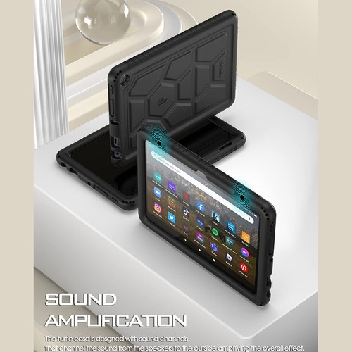 For Amazon Fire HD 8 / HD 8 Plus 2022/2020 Tablet Case Shockproof Silicone Cover - Picture 6 of 15