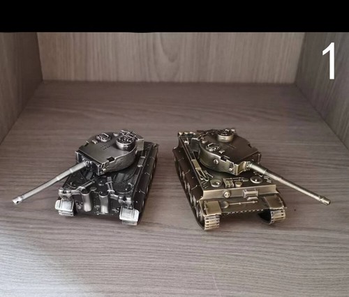 Retro 1/72 WWII German Wittmann Tiger Heavy Tank Model Ornament Military Model. - Photo 4/9
