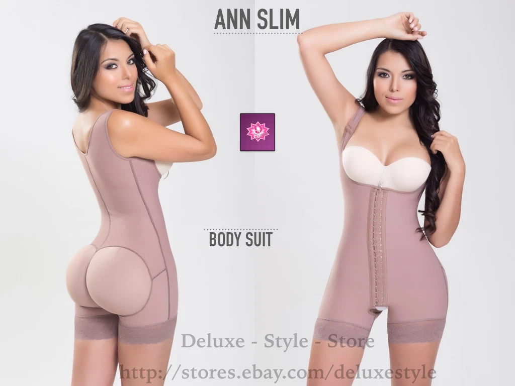 WOMEN'S FAJATE BODYSUIT POWERNET POST LIPO TUMMY TUCK POST-SURGERY ANN SLIM  3303