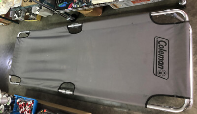 Coleman Folding Aluminum Cot 70 x 25 x 14 camping guest LOCAL PICKUP ONLY