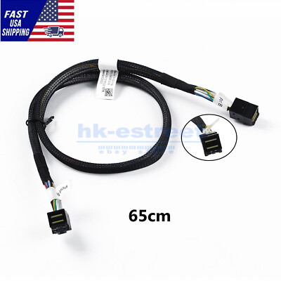 Mini SAS SFF-8643 to Angle SFF-8643 Cable for Dell 04051018 12G SAS SATA Adapter
