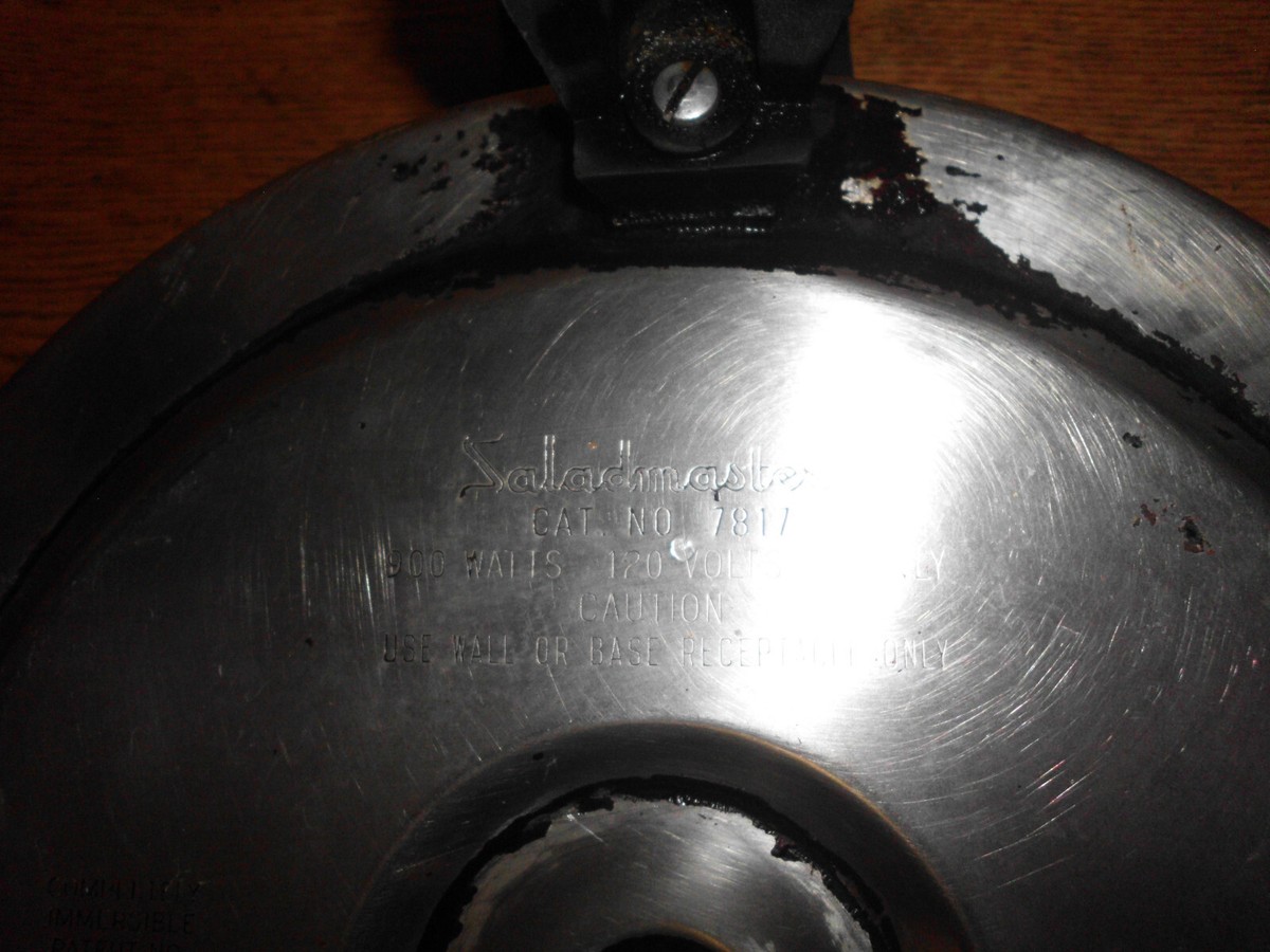 Vintage Saladmaster Oil Core 11 » Poêle électrique 7817 avec