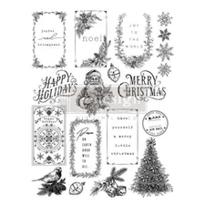 Santa's Helper Tags | Décor Stamps | Redesign with Prima