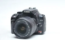 Canon EOS Digital Rebel XT  DSLR Camera With 18-55mm Lens Kit Black
