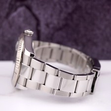 Rolex Mens Datejust II 41mm Black Stick Dial Stainless Steel Oyster Ref 116334 5