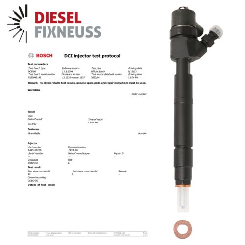 Diesel Injecteur pour Hyundai 2.0 Crdi 140 Cv 3380027400, 0445110257, 0445110258 - Photo 1/12