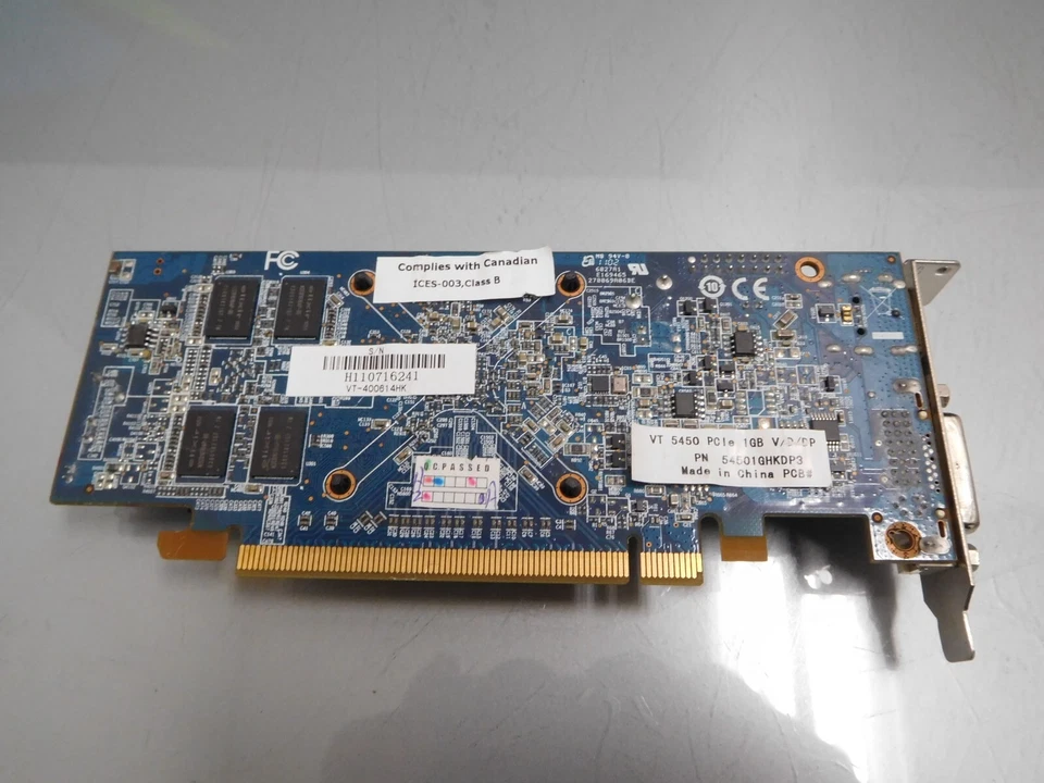 VisionTek ATI Radeon VT 5450 1GB PCI-E 2.1 x16 VT-400614HK Video Graphics Card - Image 4 of 4