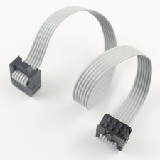 5Pcs 2.54mm Pitch 2x3 Pin 6 Pin 6 Wire Extension IDC Flat Ribbon Cable L 20CM