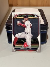 2023 1st Bowman Fraymi De Leon # BP-97 Boston Red Sox Baseball Card 1T