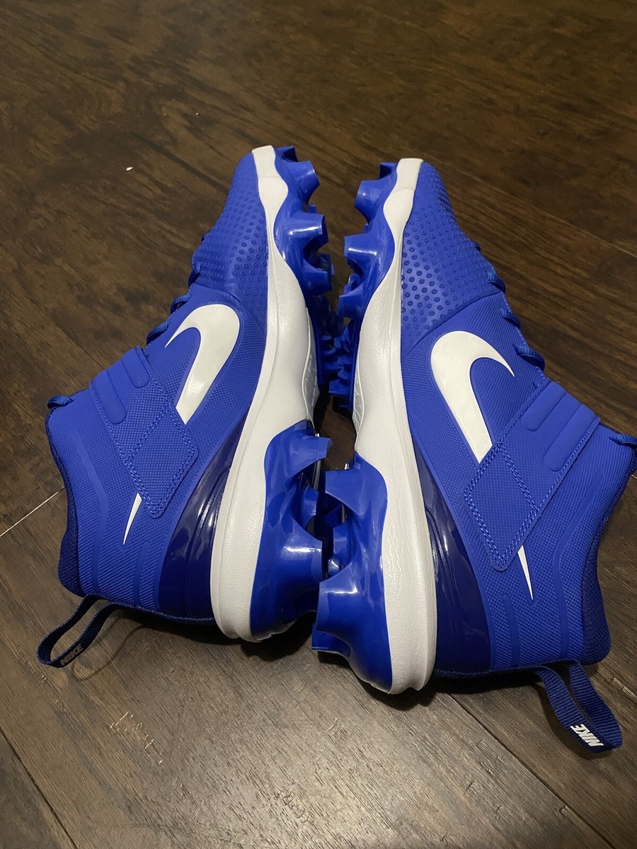 Nike Force Trout 7 MCS Royal Blue White size 14 Baseball Cleats
