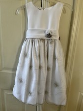 Princess Faith Girls White Special Occasion Dress 6
