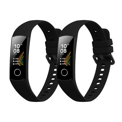 kwmobile 2x Sportarmband kompatibel mit HONOR Band 5 / Band 4 Armband -