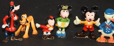 Vintage Disneykin Lot 8 Marx Play Set Disney Characters