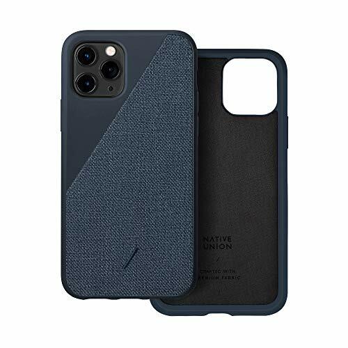 Native Union Clic Canvas Case - Lightweight Slim Case for iPhone 11 Pro (Indigo) - Picture 1 of 7