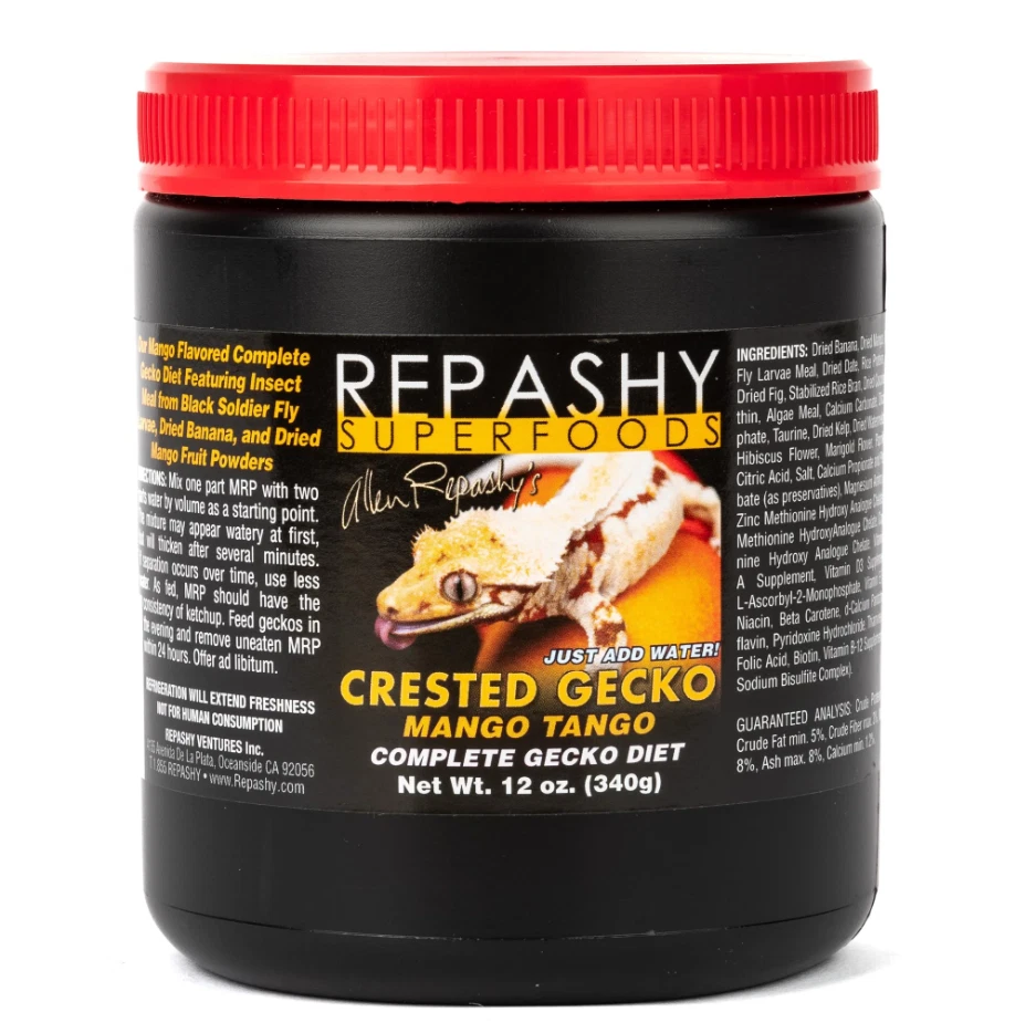 Repashy Superfoods MANGO TANGO Crested Gecko Complete Food 340g Breeder Tub