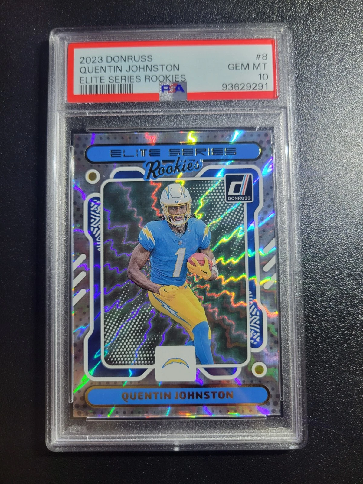 Quentin Johnston Panini Donruss Elite Series Rookies #8 Base