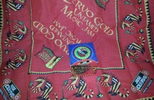 Vintage 1996 Jose Cuervo Bandanna Primo Tequila Cuervo Gold NIB Red Promo Item