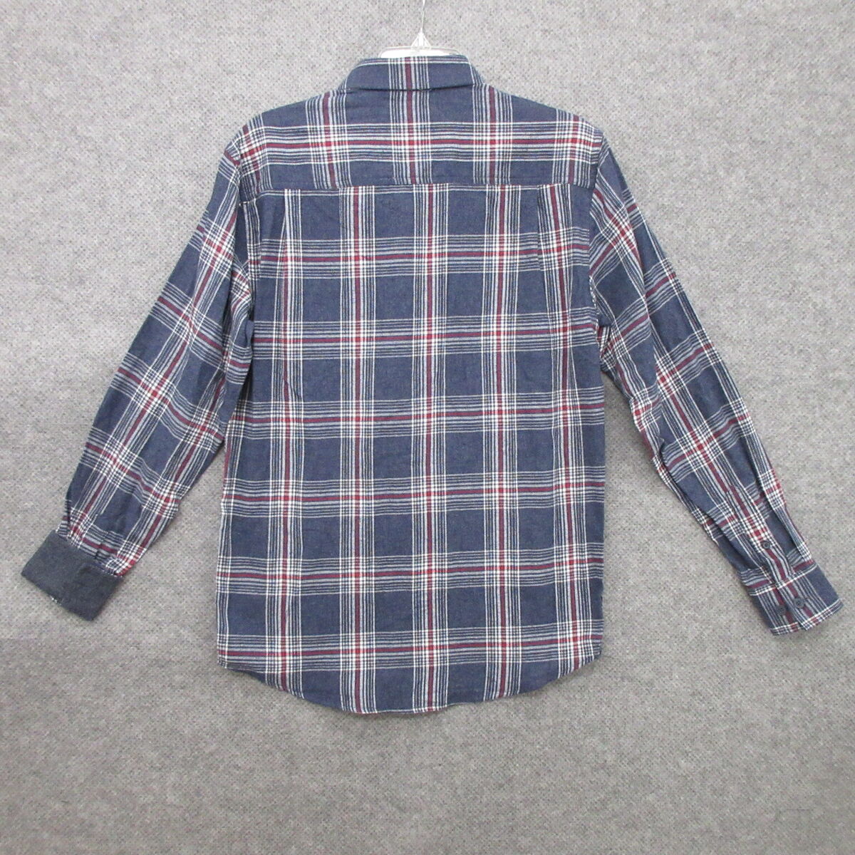 American Threads Shirt Men's Regular Fit Flannel Plaid Navy American Threads Shirt Men's Regular Fit Flannel Plaid Navy