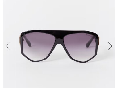 New TRUE RELIGION Aviator Sunglasses Classic Horseshoe Black Mesh HORSESHOE ROUND SUNGLASSES main image 3