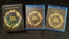 The Lord of the Rings: The Motion Picture Trilogy Blu-ray 9 Discs Set RARE OOP