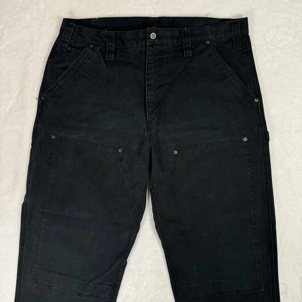 Helly Hansen Double Knee Canvas Work Pants Size 40 Wide Leg Gorpcore Vintage Y2K - Image 2 of 4