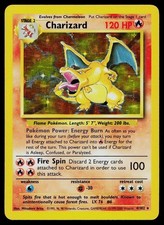 Pokemon Card Set Base Charizard 4/102 Holo Rara 1999-2000 4° Stampa Esclusiva UK